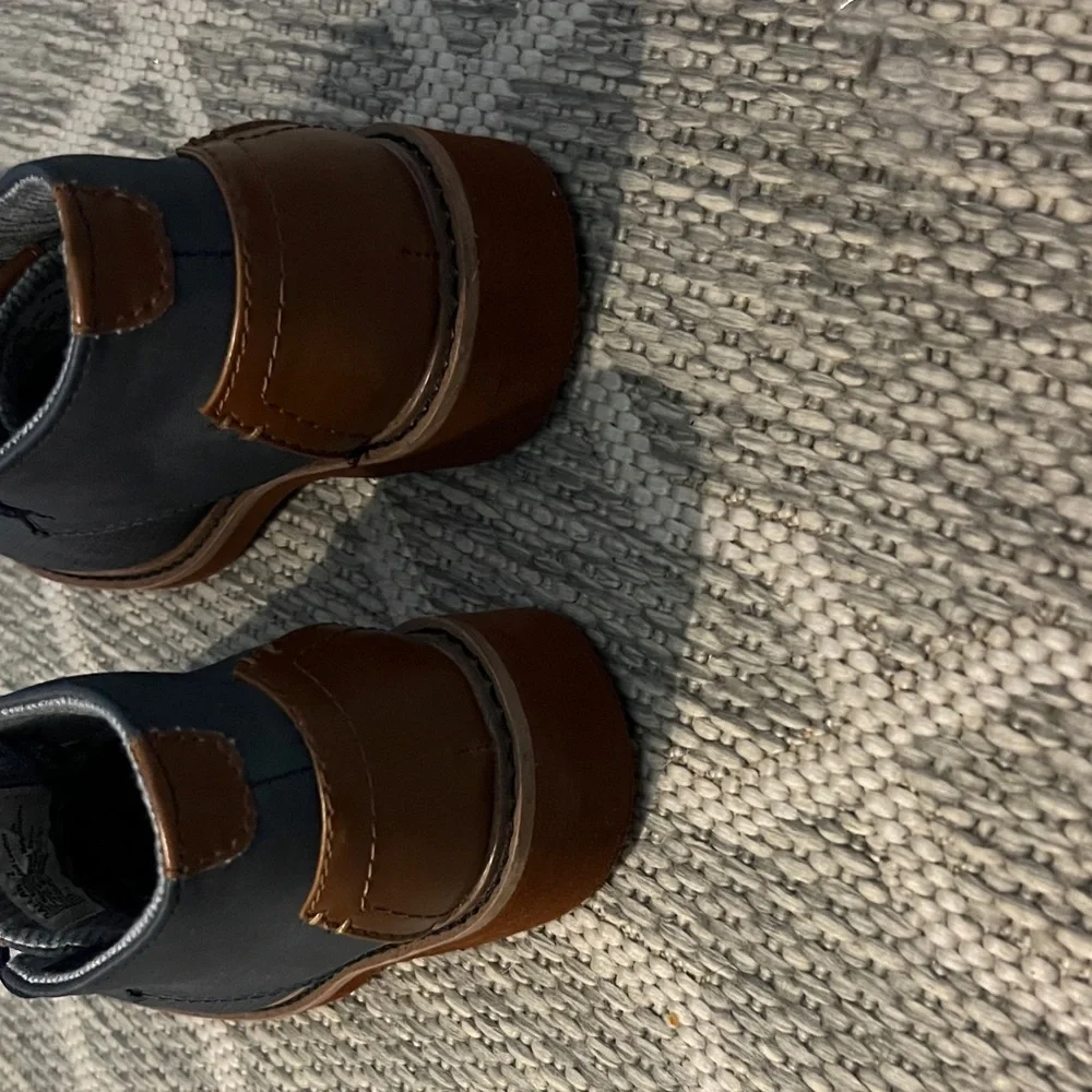 Deer Stags Boy’s Navy Chukka Boots